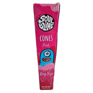 1.CONO PINK CONOS PRE ENROLADOS-KING SIZE-ROSADO (3u) - SOULBLIME