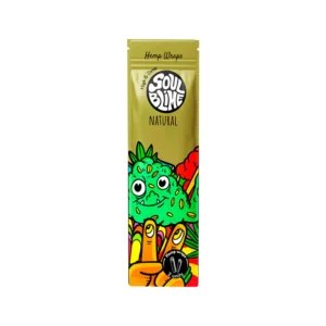 4.NATURAL BLUNT HEMP WRAPS-SABOR NATURAL (2u) - SOULBLIME