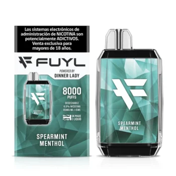 1320 Vape Fuyl Spearmint Menthol 4.5% 8000 PUFFS - DINNER LADY
