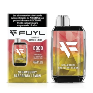 VAPE FUYL STRAWBERRY RASPBERRY LEMON 4.5% 8000 PUFFS- DINNER LADY
