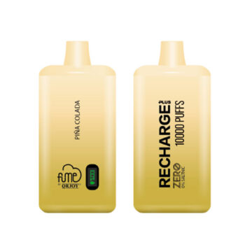 FUME_10000_PIÑA COLADA_02 VAPE RECHARGE PLUS 0% NIC 10.000 PUFF PIÑA COLADA - FUME