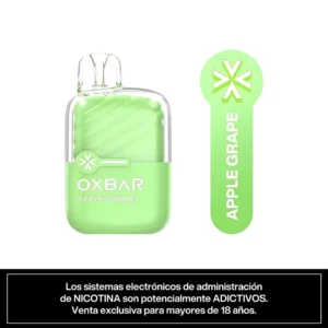 VAPE MINI 2200 PUFFS-UVA MANZANA-OXBAR