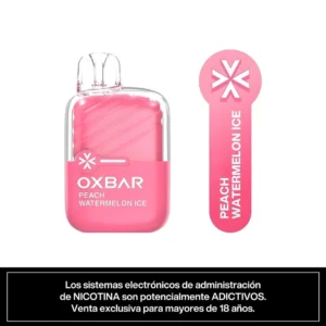 VAPE MINI 2200 PUFFS-SANDIA DURAZNO ICE-OXBAR